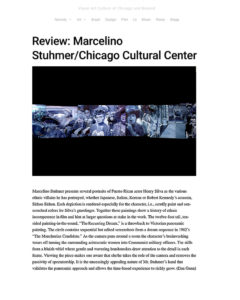 Marcelino Stuhmer/Chicago Cultural Center, New City Chicago, Review by Dan Gunn .docx