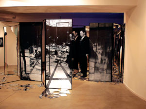 Get Ready to Shoot Yourself, Mirror Maze, details of installation walkthrough by Marcelino Sthumer.
