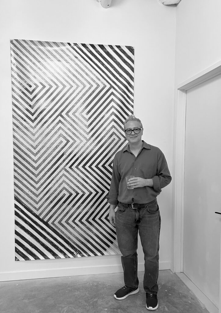 Censorship is the Mother of Metaphor, Portrait of Borges, 2025 8ft X 5ft Vinyl Print